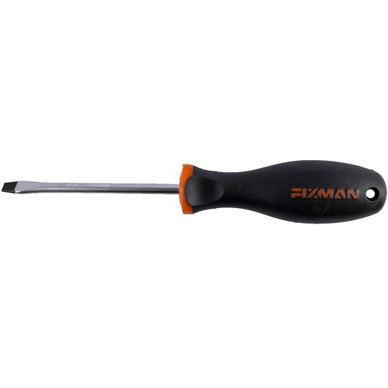 FIXMAN S/driver Slotted 6.5x1.2x100mm Crv With Ergonomic Handle